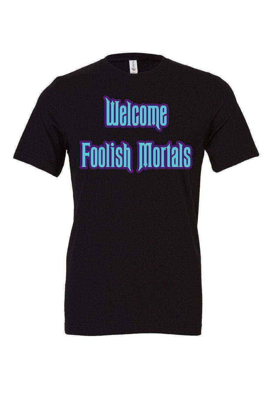 Youth | Welcome Foolish Mortals Shirt | Haunted Mansion Tee - Dylan's Tees